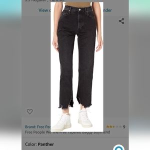 Free People We the Free Baggy Boyfriend jeans